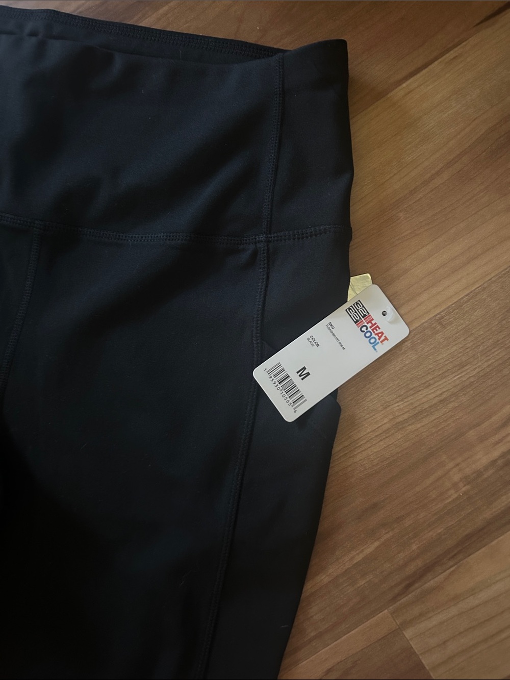 32 Degrees Black High-Waist Performance Leggings - Picture 2 of 4